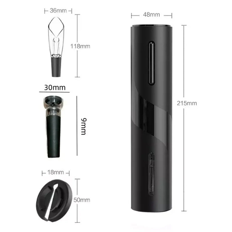 Abridor de Vinho Elétrico Premium – Praticidade e Elegância ao Servir