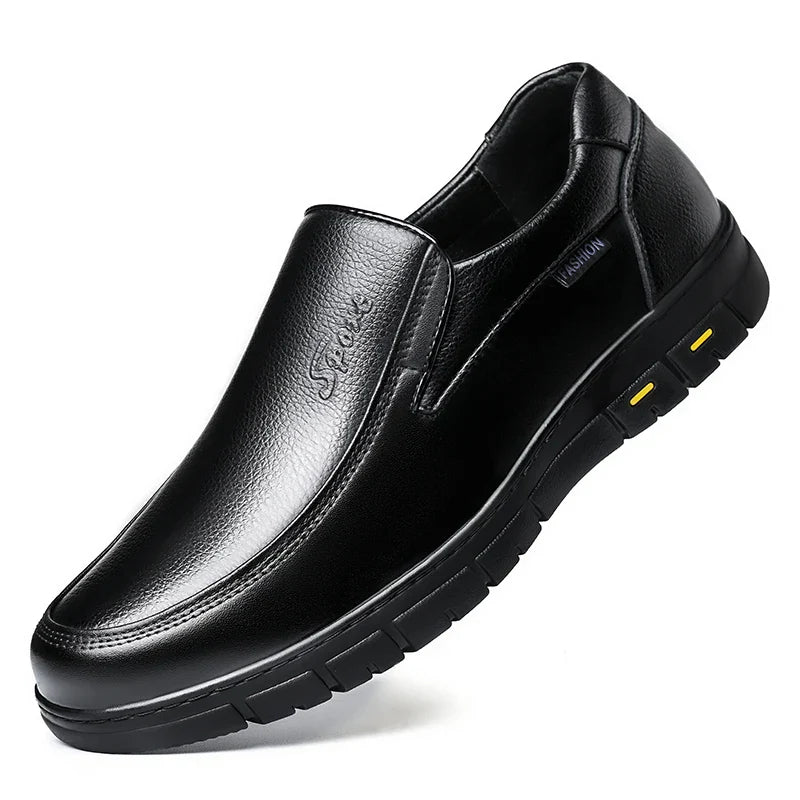 Sapato Social de Couro Slip - Masculino