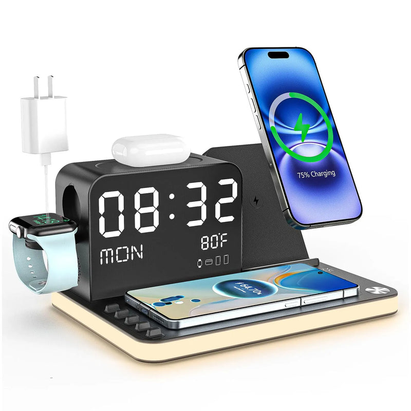 Carregamento Sem Fio Inteligente 7 em 1